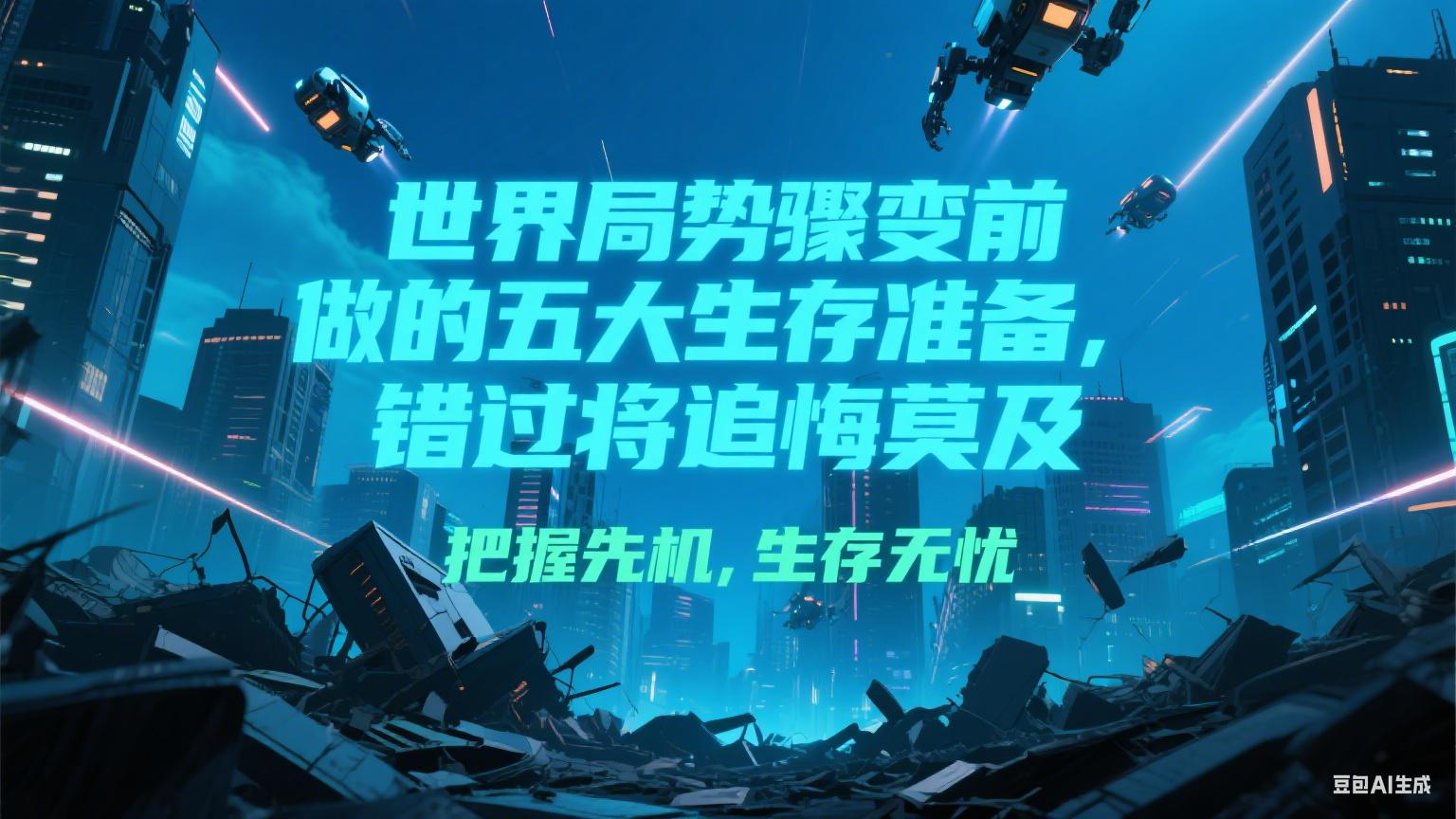 付费文章《世界局势骤变前必做的五大生存准备,错过将追悔莫及》