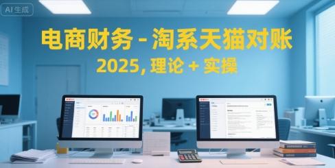 电商财务-淘系天猫对账2025，理论+实操