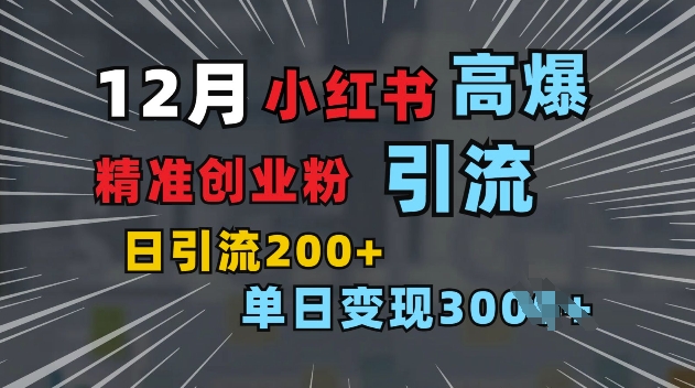 小红书一张图片“引爆”创业粉,单日+200+精准创业粉 可筛选付费意识创业粉【揭秘】