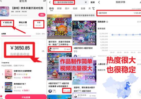 靠蛋仔派对日入3600+,会截图就能做,保姆式教学 无脑操作(教程+资料)