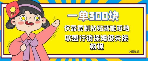 一单轻松300元,仅靠复制粘贴,每天操作一个小时,联盟行销保姆级出单教程