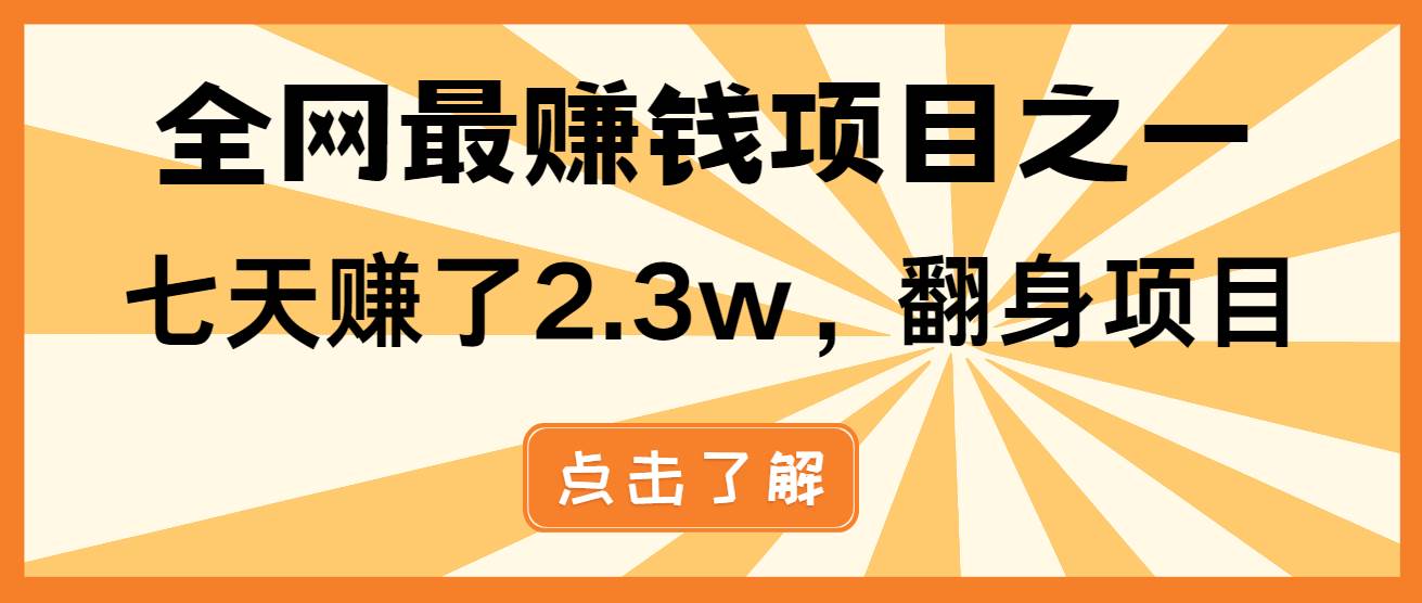 小白必学项目,纯手机简单操作收益非常高!年前翻身!