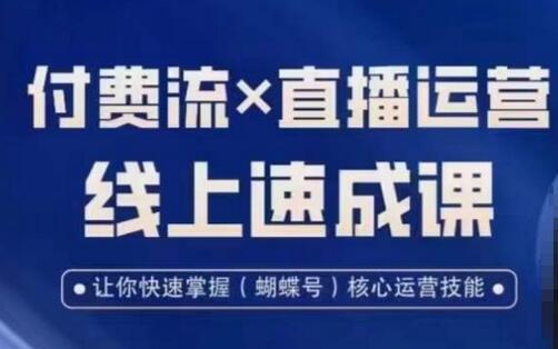 视频号付费流实操课程,付费流✖️直播运营速成课,让你快速掌握视频号核心运营技能