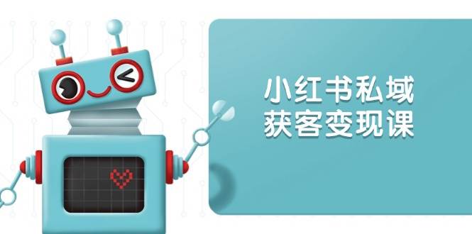 小红书私域获客变现:账号设置/内容创作/规则解读/投放策略/获客技巧等